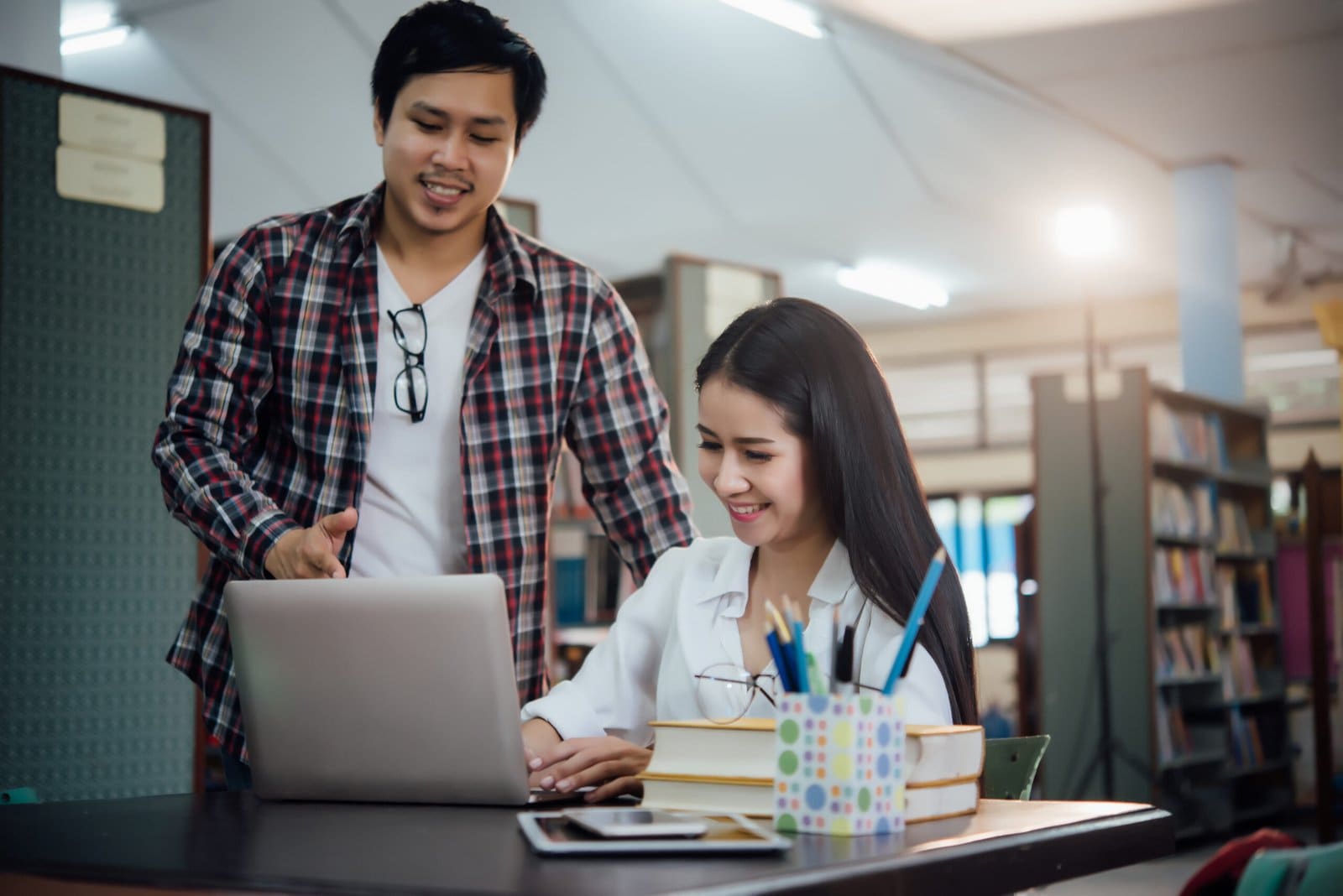 Siswa sedang belajar
