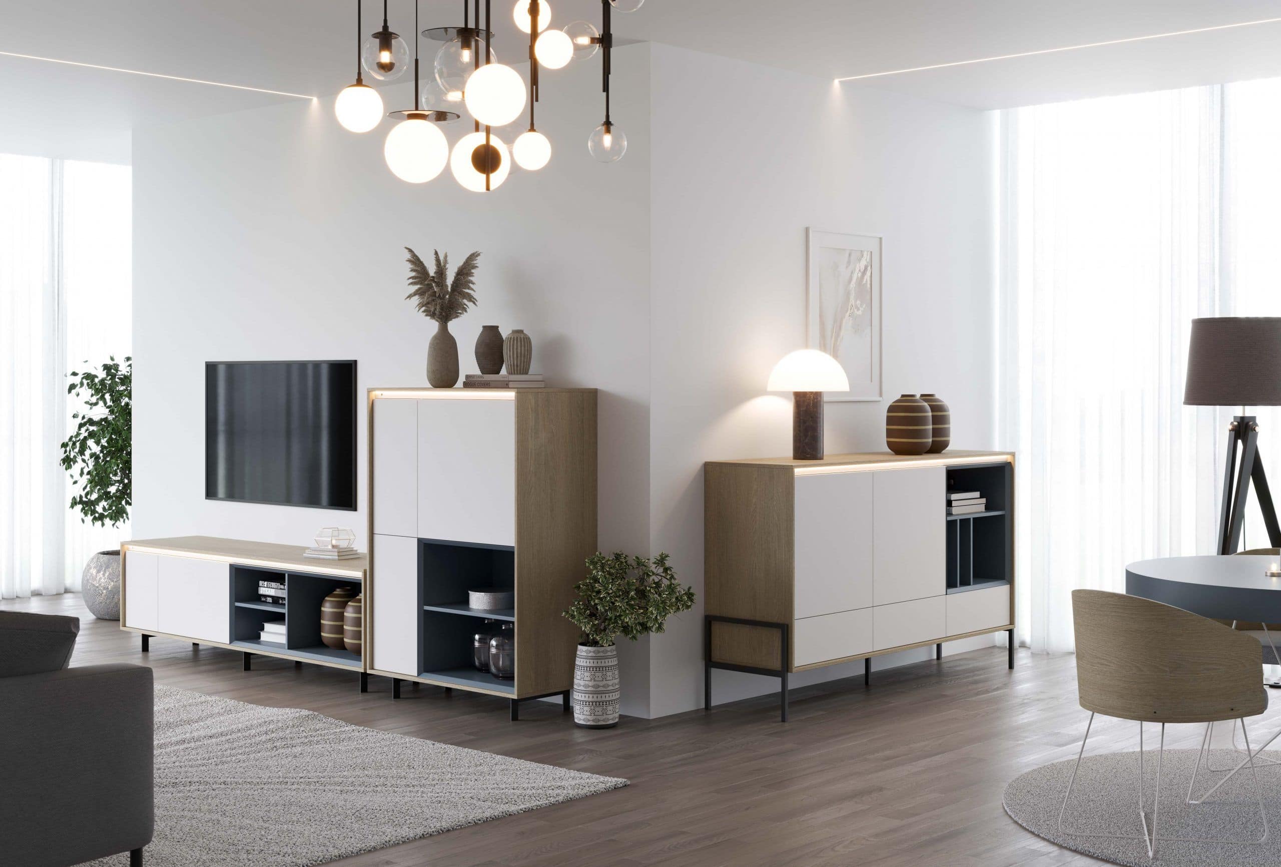 Composición modular TV LED S3