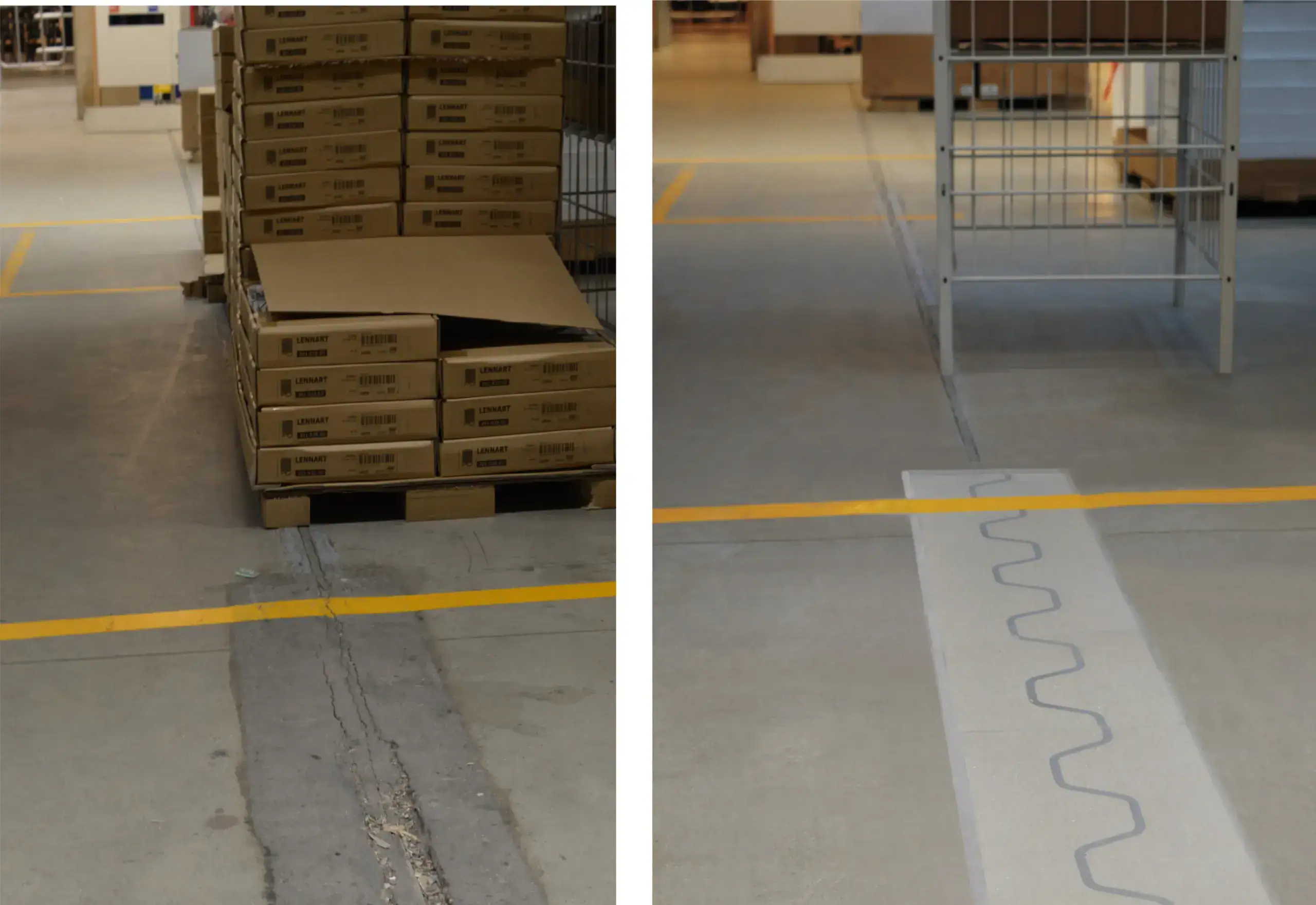 Installazione Smart Joint - Prima e Dopo