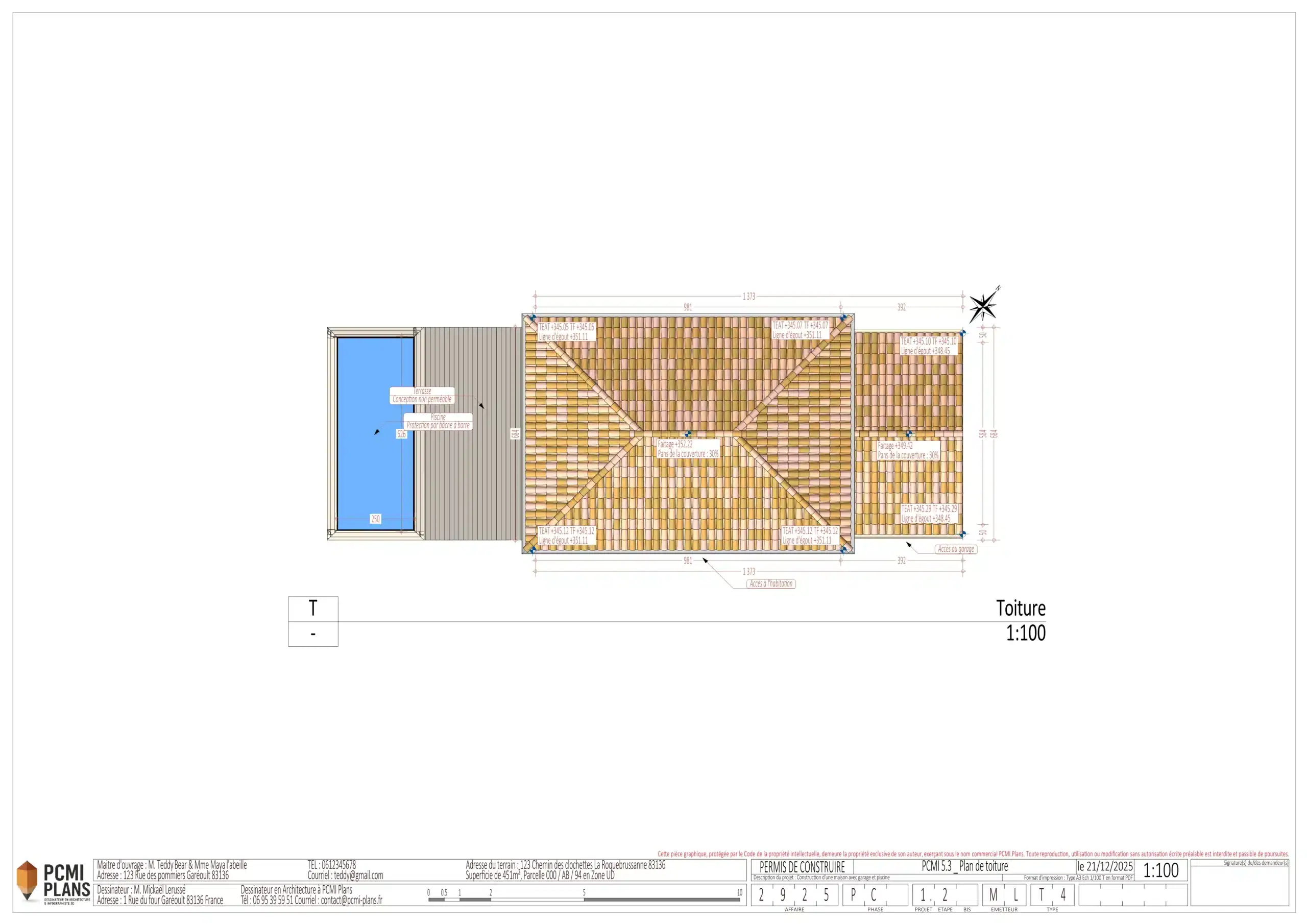 PCMI 5.Plan de toiture