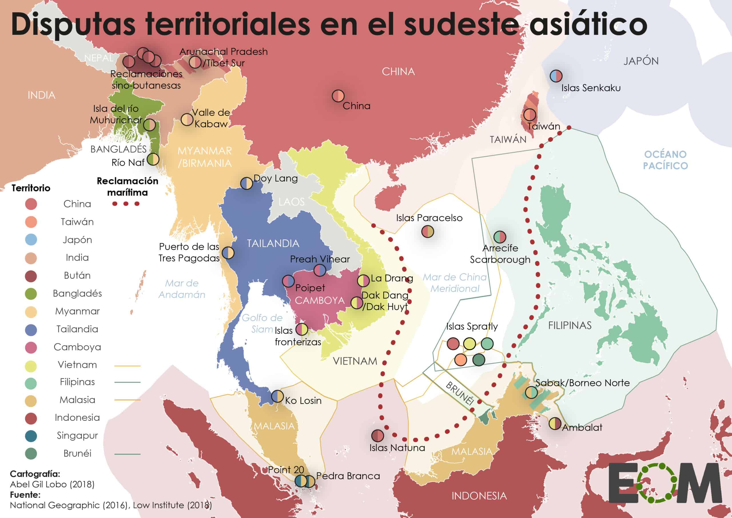 China disputas territoriales