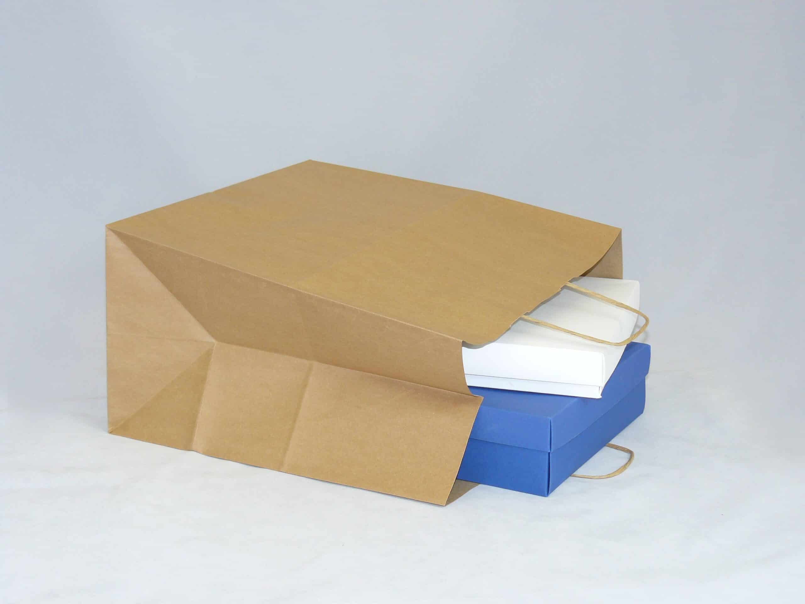 Torba papierowa 34 x 20 x 36 cm z uchwytem skręcanym