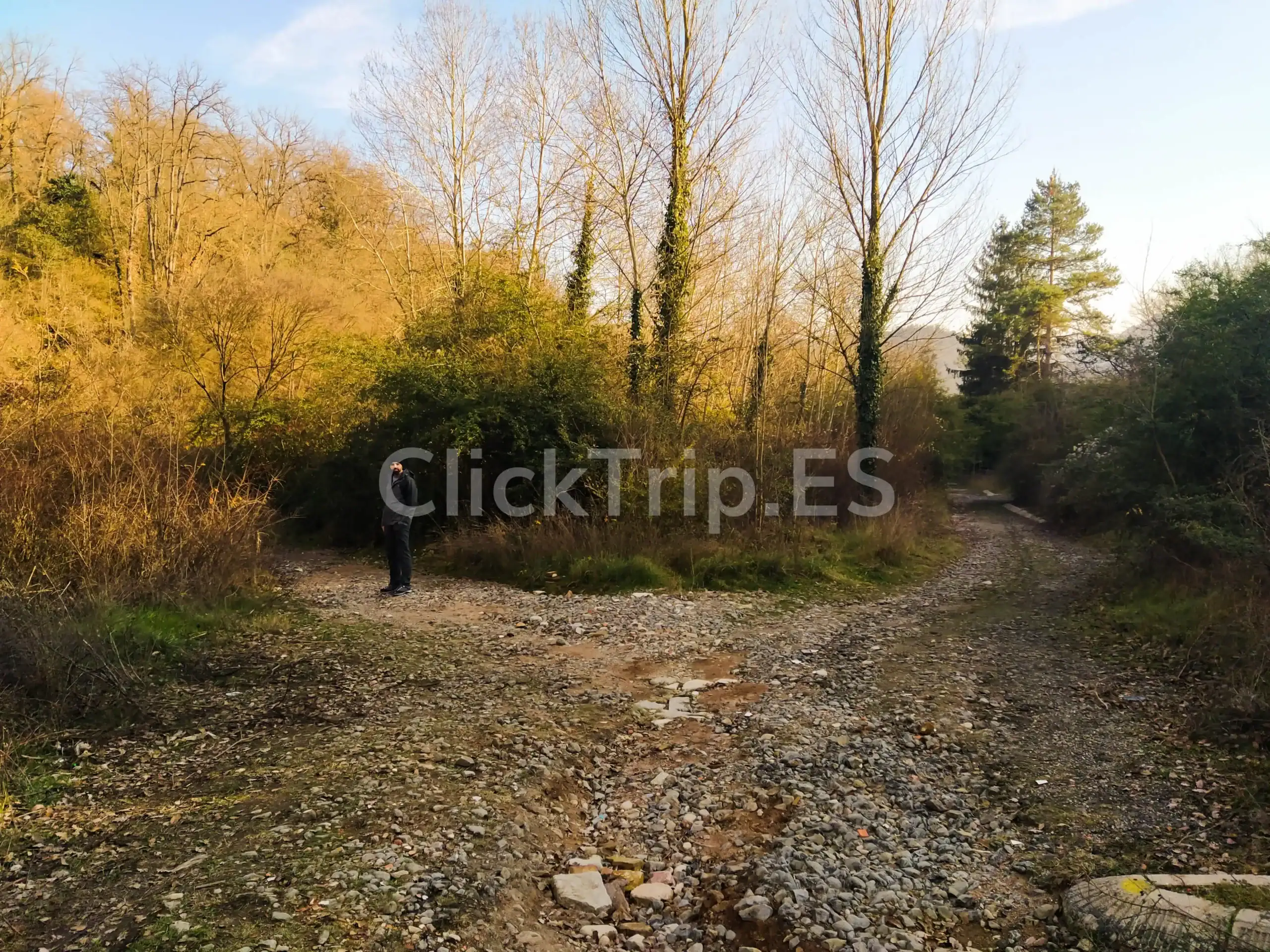En el desvío tomaremos el camino de la izquierda Ruta Como llegar Sant Pere de Casserres Mirador del Ter Senderismo Maps ClickTrip (4)