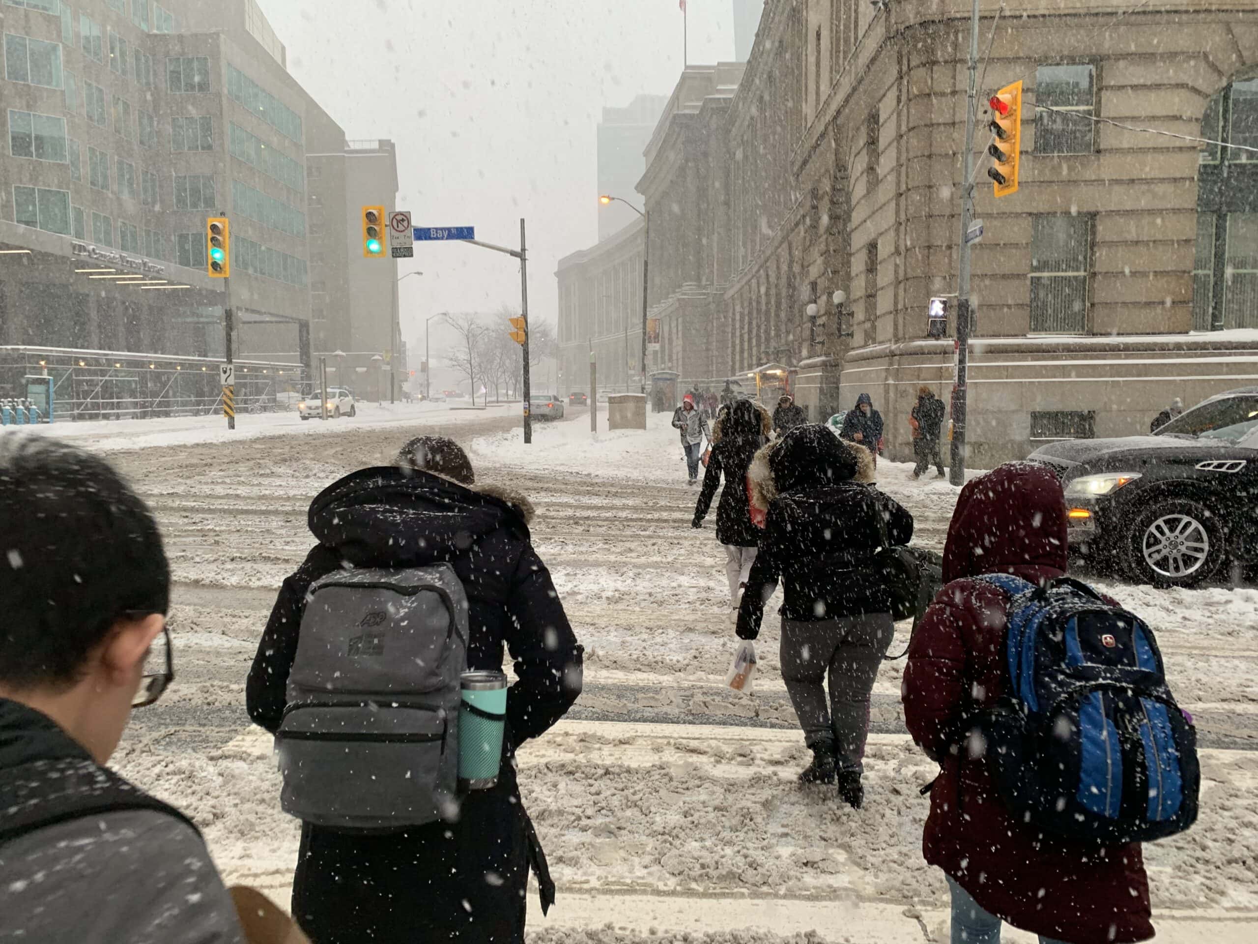Heavy Snowfall Warning issued for Toronto