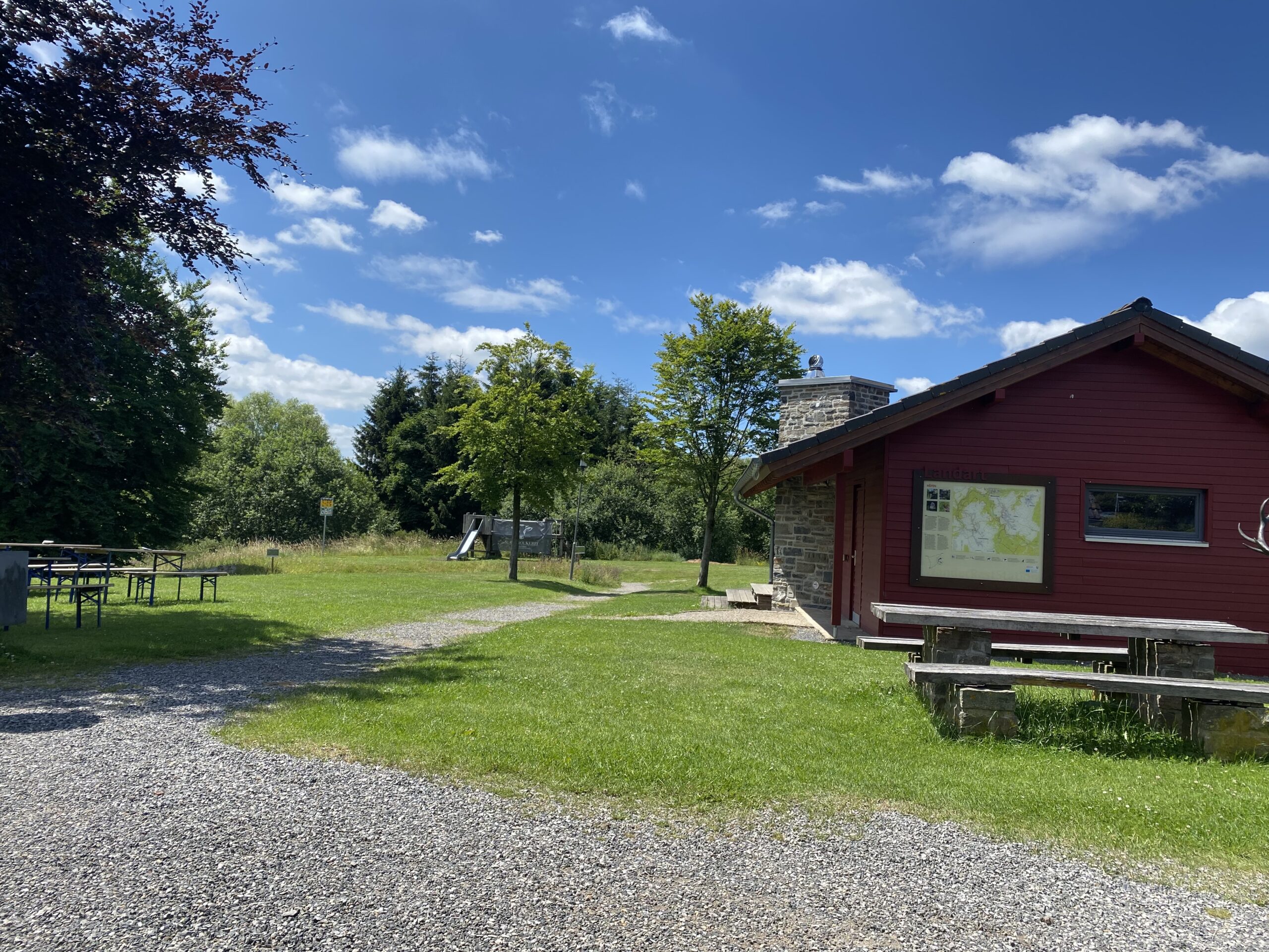 Wanderhütte am Nationalparktor Höfen