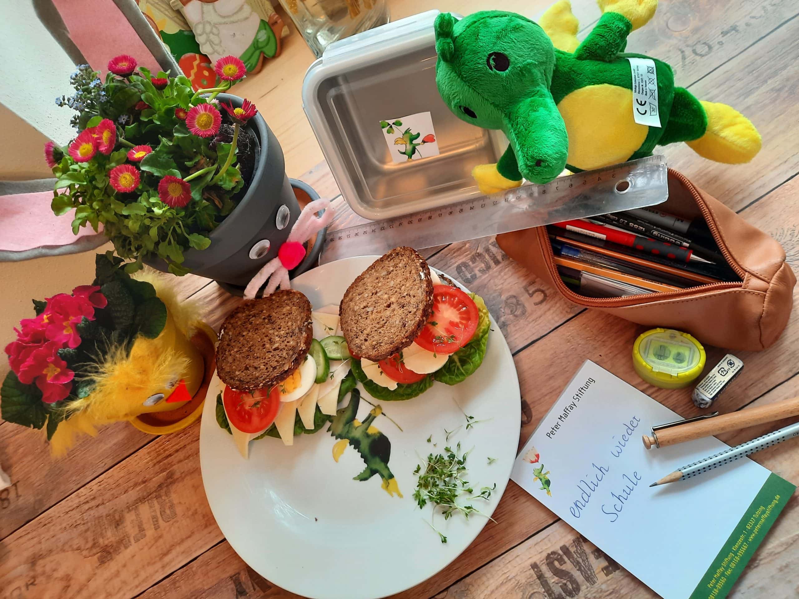 Gesundes Pausenbrot und Pausen-Power-Spieße für die Schule