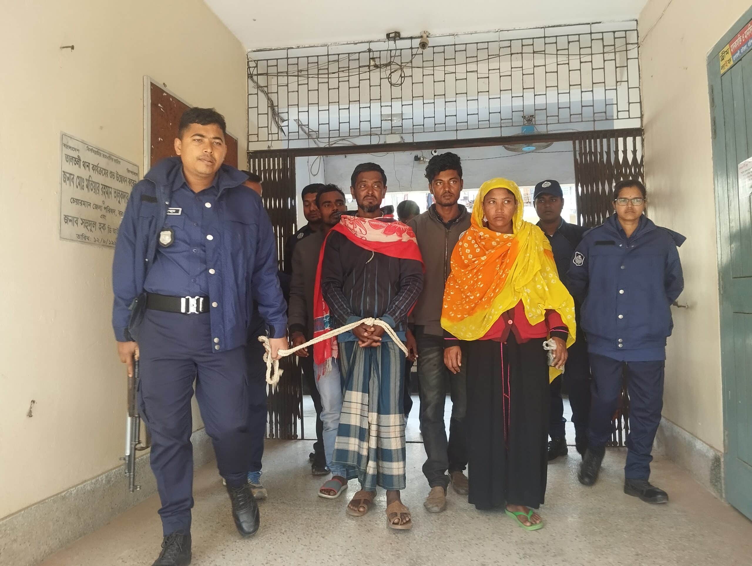 গৃহবধূ হত্যা: স্বামী,শ্বশুর-শাশুড়ি ও দেবর গ্রেপ্তার