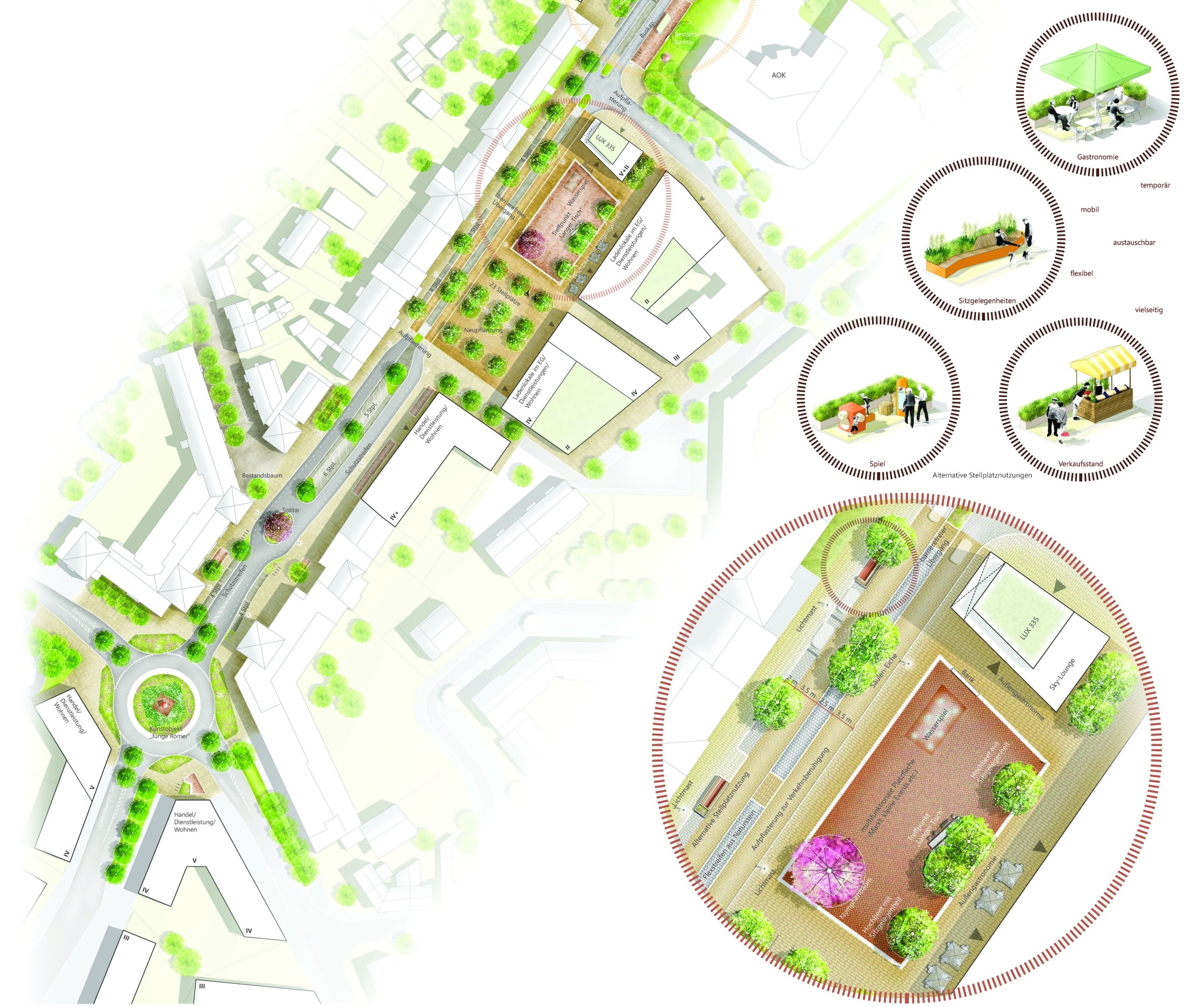 Luxemburger Strasse in Huerth Lageplan