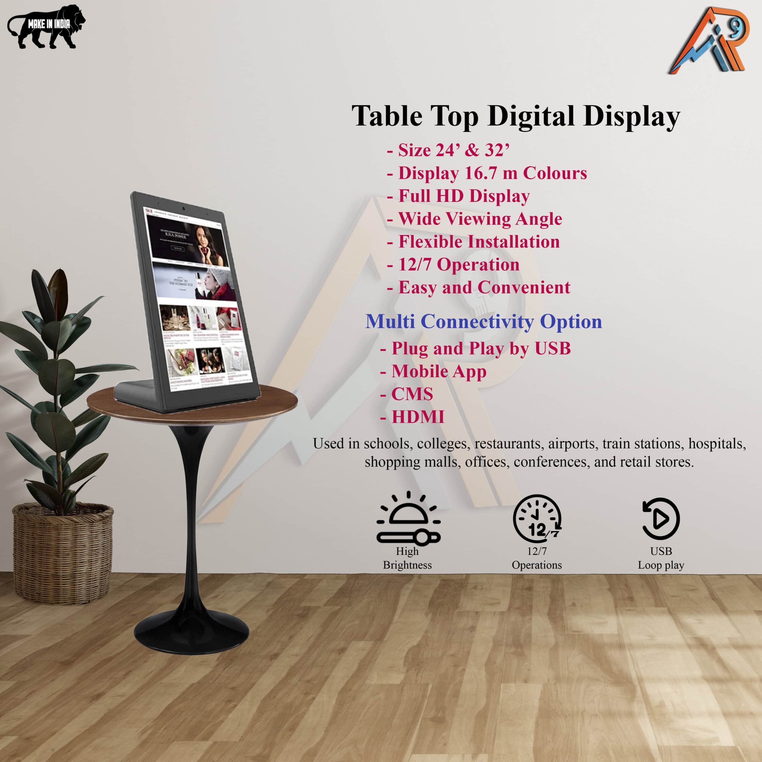 table top display