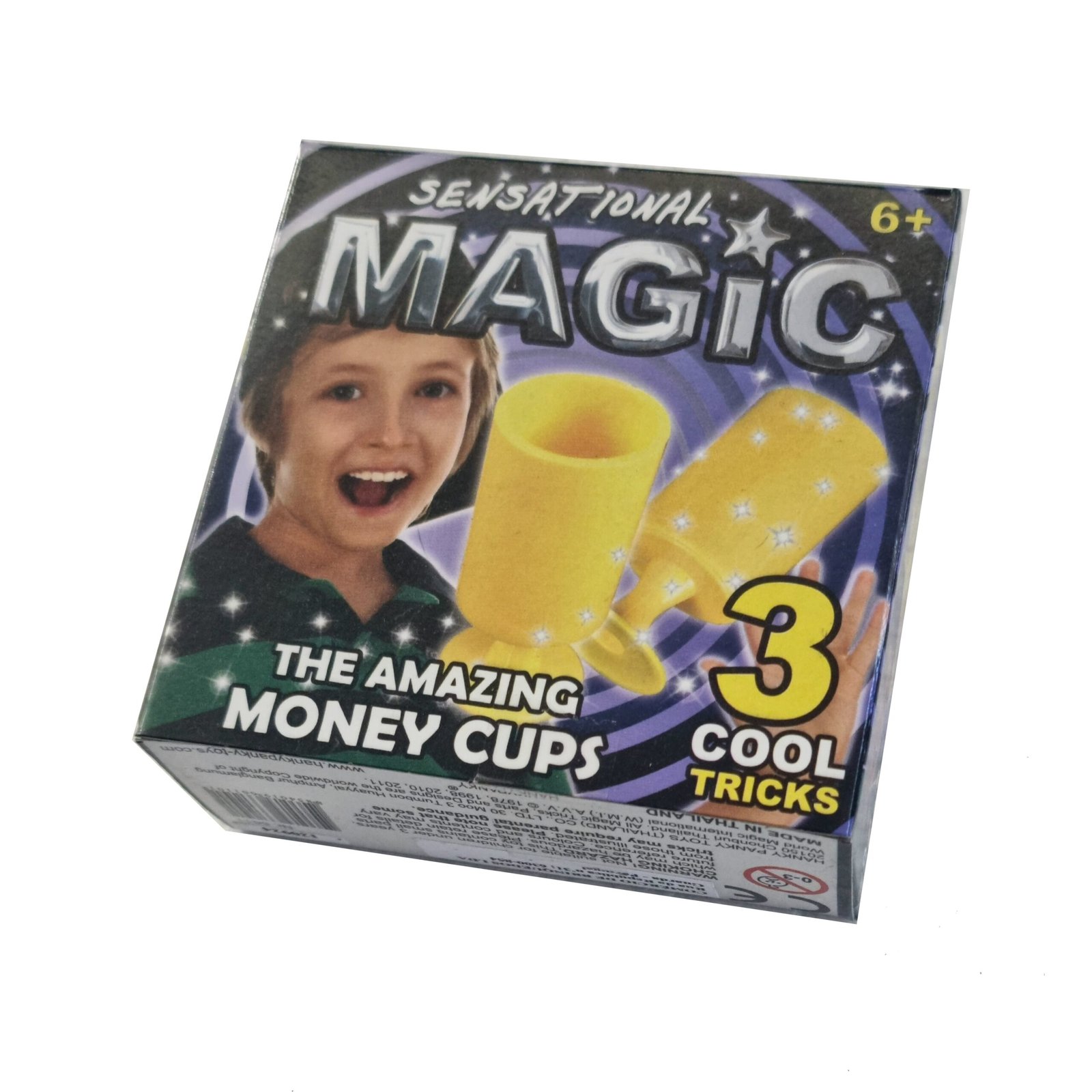 Caja de Magia 3 Trucos ( Incréible ilusión monedas voladoras) HANKY PANKY'S