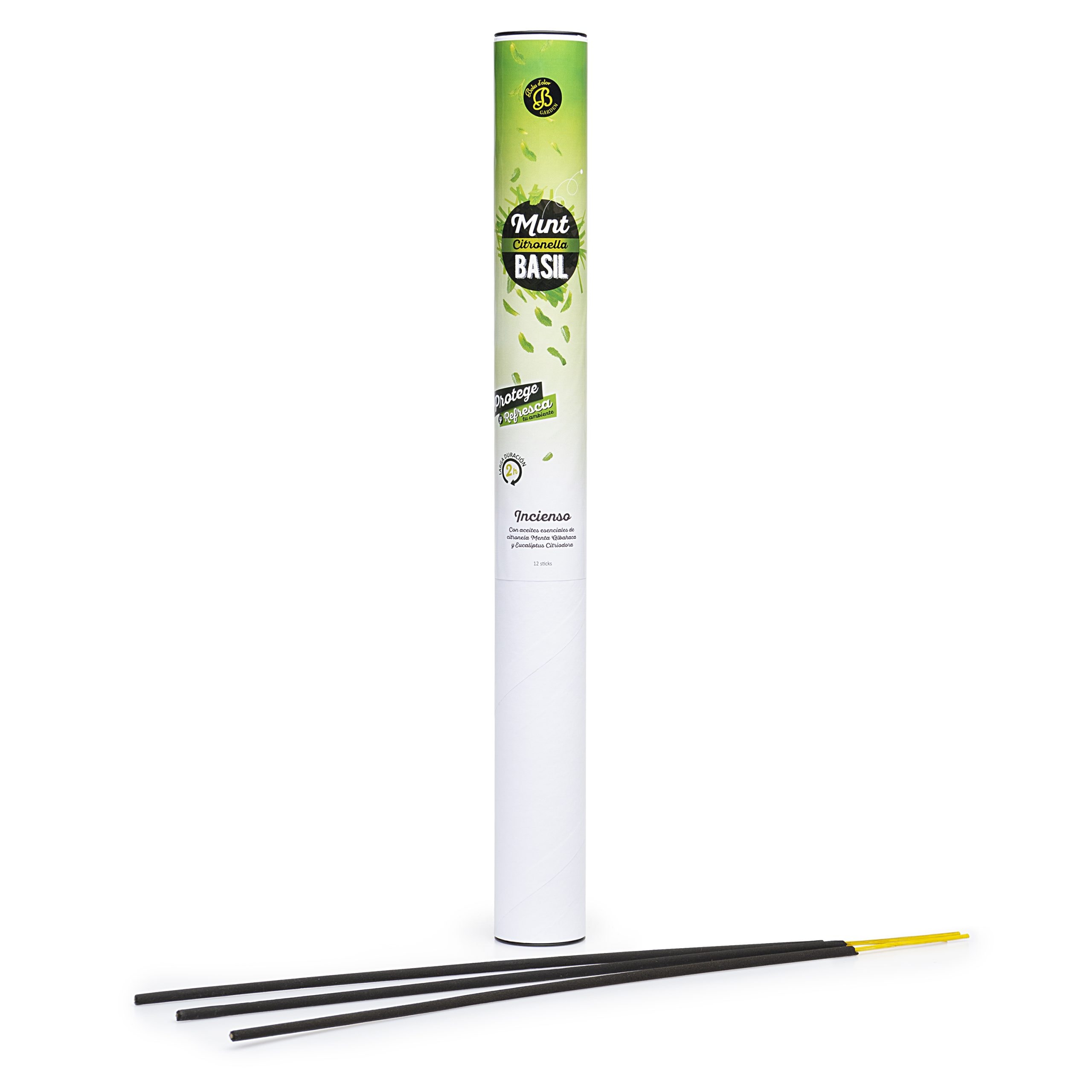 Incienso Jardin 12 sticks Mint, Citronella & Basil (0600052)