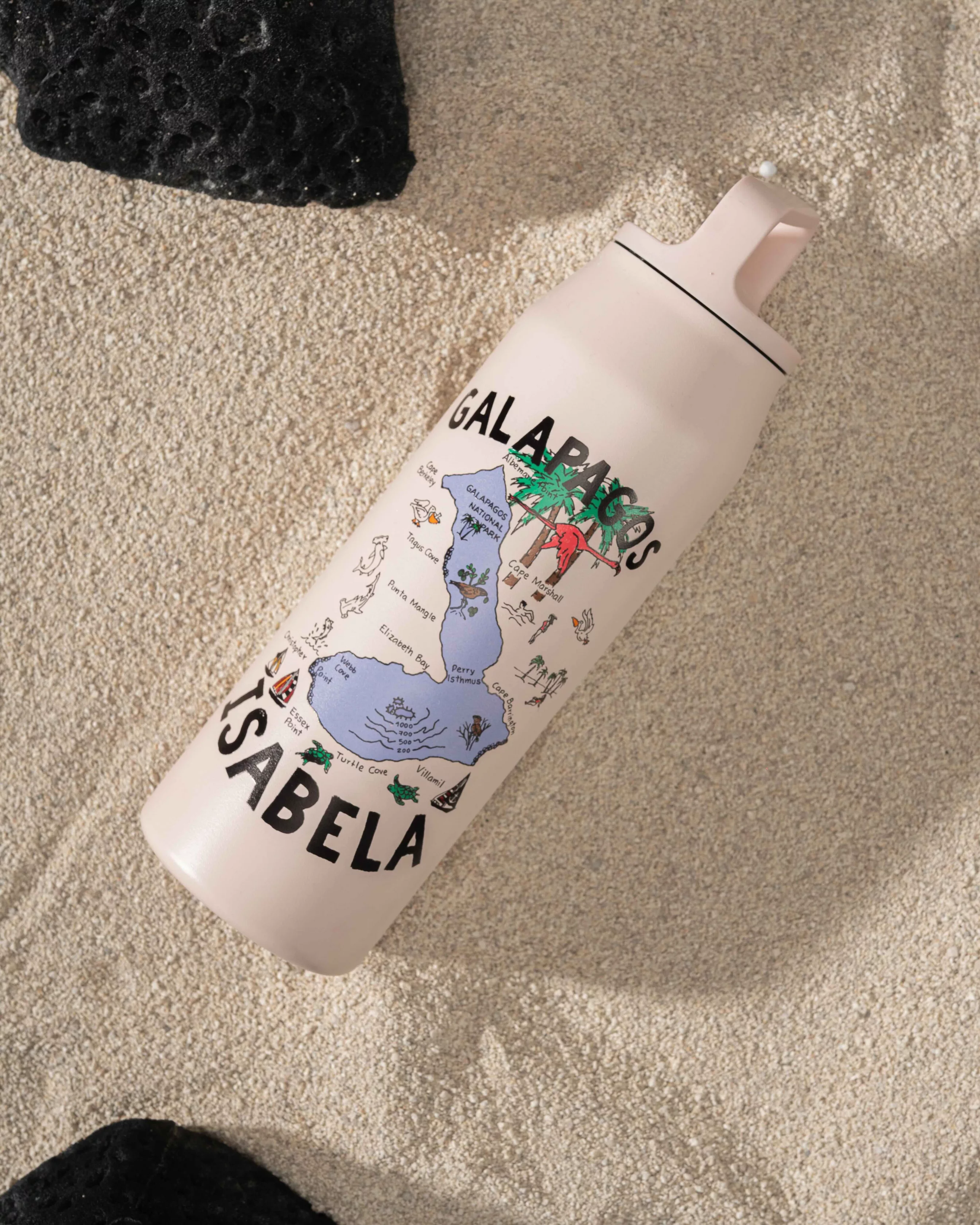 BOTELLA DE AGUA ISLA ISABELA BLANCA ARENISCA