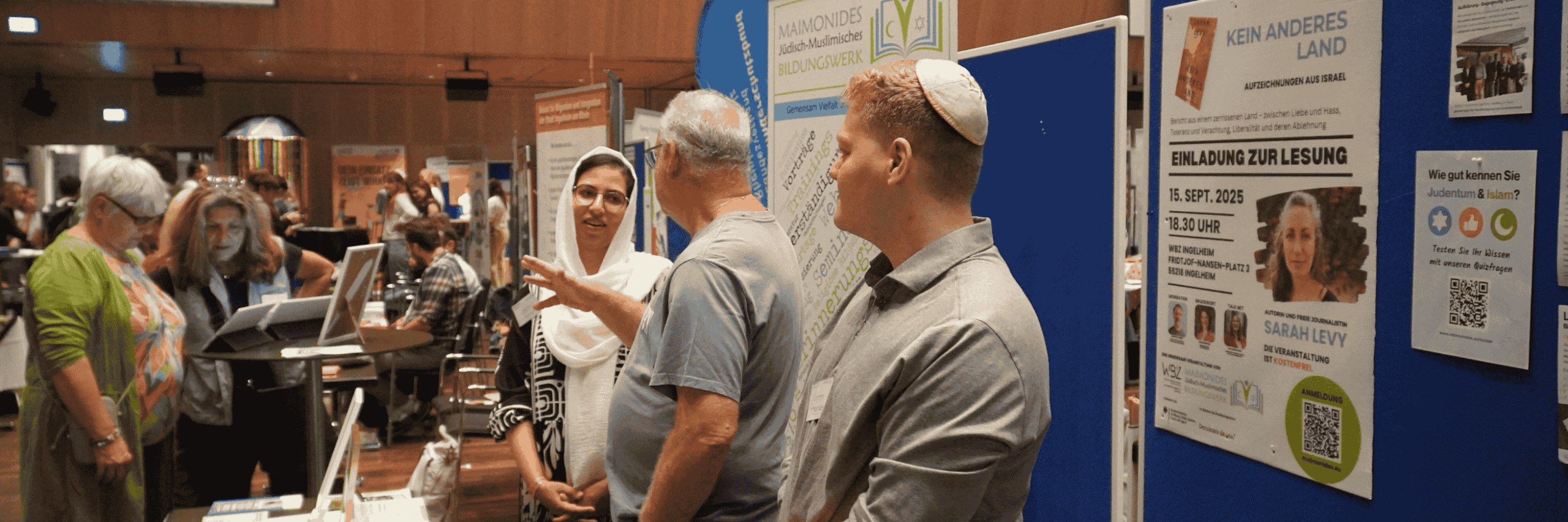 Demokratie-Tag Rheinland-Pfalz 2025; Stand des Maimonides Bildungswerks