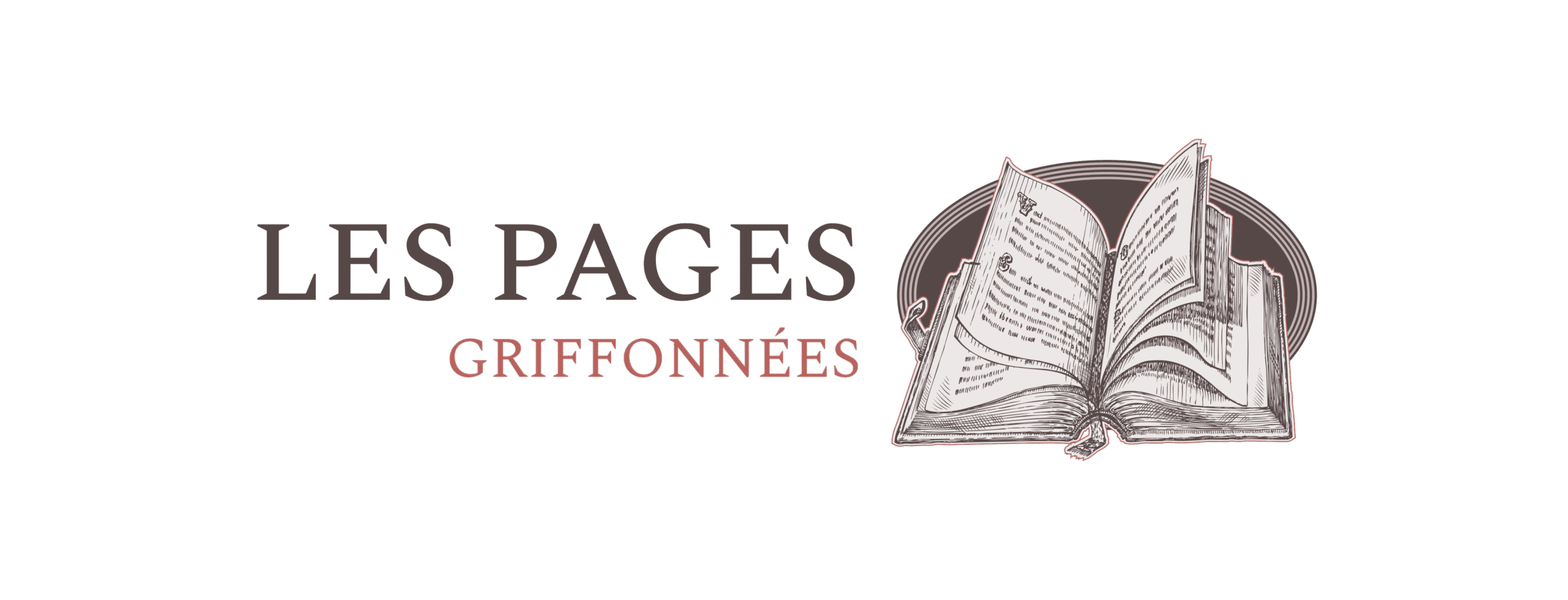 logo les pages griffonnées
