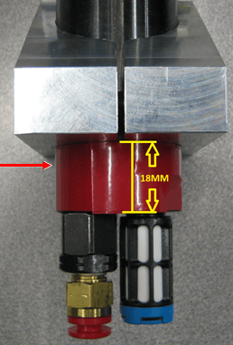 How To Install the PER-2599 Motor Replacement Kit / Mounting Assembly Kit on the TOUGH GARD Spatter Cleaner, step 4