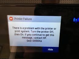 HP Printer Error 0x6100004a