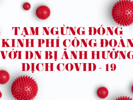 lùi thời điểm đóng kinh phí công đoàn