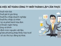 Những việc cần làm khi mới thành lập công ty