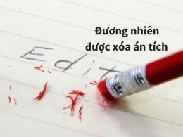 Luật sư tư vấn chế định xóa án tích trong bộ luật hình sự