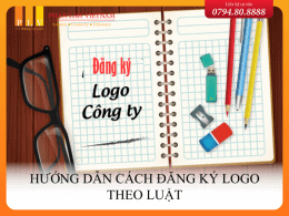 Hướng dẫn cách đăng ký logo theo luật