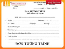 Viết đơn tường trình là việc trình bày một tình huống/sự việc cụ thể cho cơ quan/tổ chức có thẩm quyền giải quyết. Đây là một hình thức yêu cầu giải quyết vấn đề của công dân đối với các cơ quan chức năng.