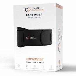 Copper Compression CopperVibe Vibration + Heat Therapy Back Wrap