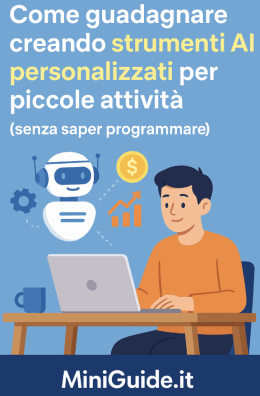 Come guadagnare creando strumenti AI personalizzati per piccole attività (senza saper programmare)