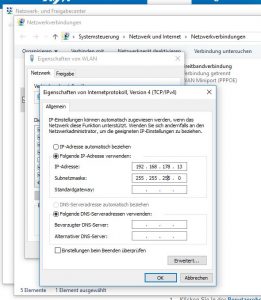 So kann unter Windows 10 eine feste IP-Adresse eingerichtet werden