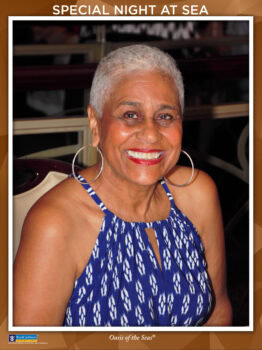 Sheilah King-Watson on cruise
