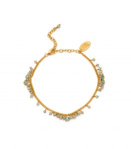 Green amethyst bracelet by Kate Wood