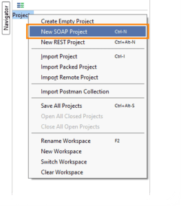 Создание WSDL проекта