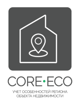 Лого системы «Система добровольной сертификации «КОР.ЭКО. Учет особенностей региона объекта недвижимости»»