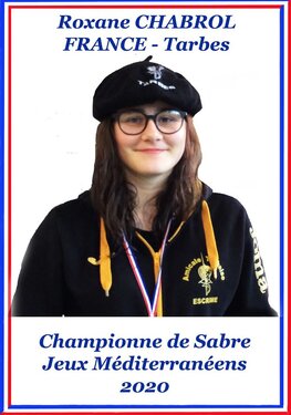 Escrime. la Tarbaise Roxane Chabrol remporte les Jeux Méditerranéens