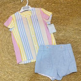 CONJUNTO BEBE ART.0258M "Familia NORAH"