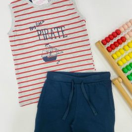 Conjunto algodón 2 piezas Pirate Babybol