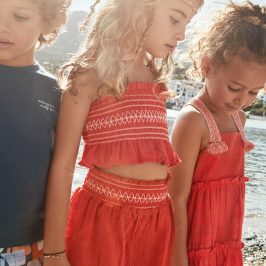 Conj  short nido de abeja MAYORAL
