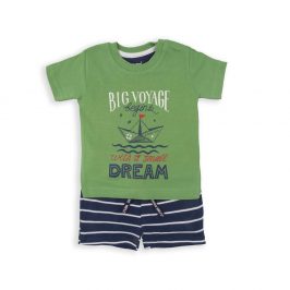 Conjunto 2 Piezas algodón rayas marino big BABYBOL