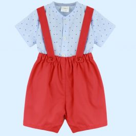 Conjunto Peto Triangulo Rojo BabyFerr