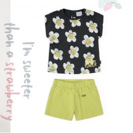 Conjunto bebe niña margarita Yatsi