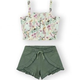 Conjunto niña Verde Selva Yatsi