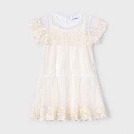 Vestido tul bordado MAYORAL