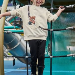 Conjunto legging y sudadera osito niña MAYORAL