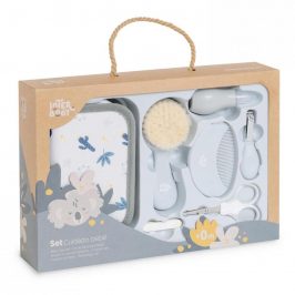 set cuidado bebe gris