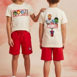 Conjunto 2pzs algodón Marvel