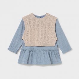 Vestido con chaleco MAYORAL