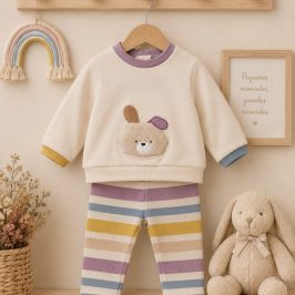 Conjunto sudadera conejito y legging MAYORAL
