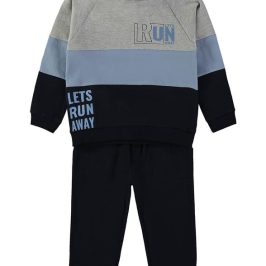 Chándal azul celeste y gris Run Away BABYBOL