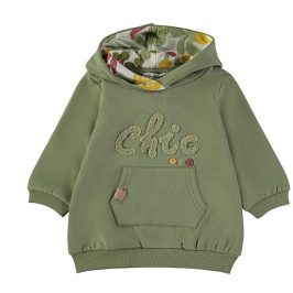 Vestido sudadera Verde Chic BABYBOL
