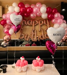 飲食店バースデー装飾 : クラブ リアン様 No.178