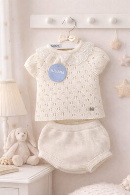Conjunto Braga punto Todo "Crudo" - JULIANA